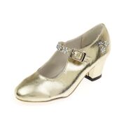 Schoenen Sabine maat 36, goud metallic met hoge hak - Souza 108136